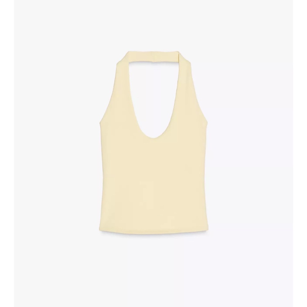 Zara Cream Halter Camisole - Picture 3 of 5